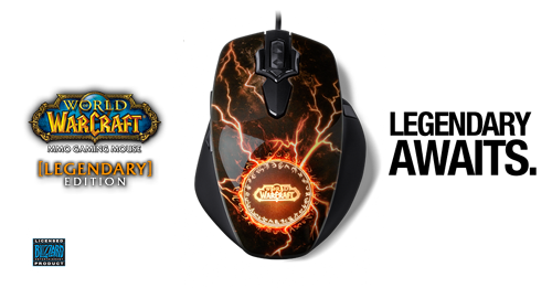 World of Warcraft MMO Gaming Mouse Legendary Edition