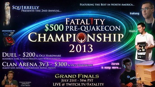 Fatal1ty $500 Pre-Quakecon Championship 2013