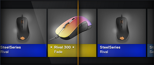 SteelSeries Rival 300 CSGO Fade Edition