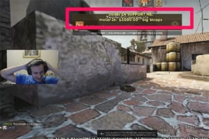 プロゲーマーのpasha選手がCS:GOのストリーミング配信中にまたもや5,000ドル(約50万円)の寄付を獲得