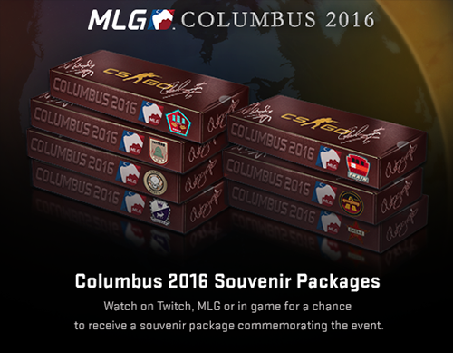 Cs Go大会 Mlg Columbus 16 で特別スキンが手に入る Souvenir Packages がドロップ Steamとtwitch Mlgアカウント連携をお忘れ無く Negitaku Org Esports