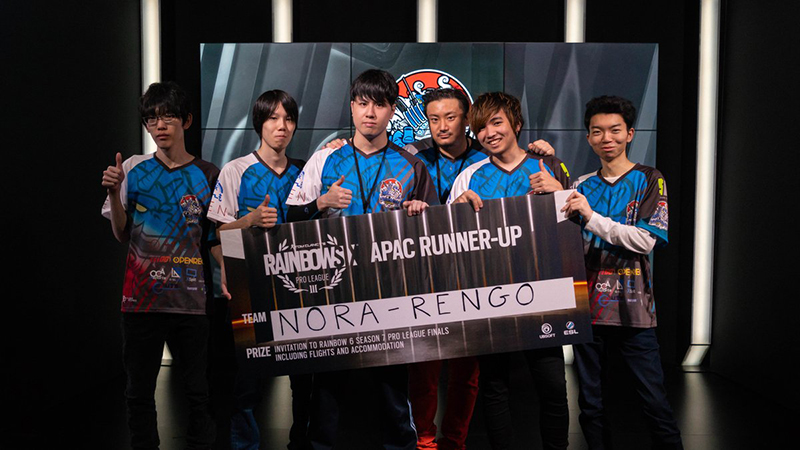 野良連合がアジア大会『Rainbow Six Pro League Season 7 Asia