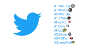 『Twitter』にプロゲームチームのロゴマーク絵文字が登場、ハッシュタグ入力で表示