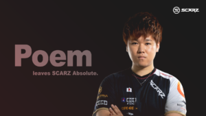 CS:GO日本プロチーム『SCARZ Absolute』からpoem選手が脱退