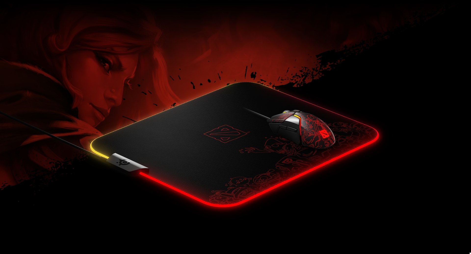 Dota 2 by steelseries коврик фото 18