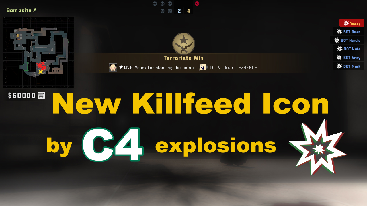 『CS:GO』アップデート(2020-05-27)、C4爆発によるキルフィードアイコンを追加 – Negitaku.org esports