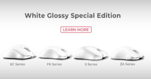 『ZOWIE』、3360センサー搭載ゲーミングマウス「EC」「FK」「ZA」「S」シリーズに光沢仕上げ・ホワイトの特別版が登場