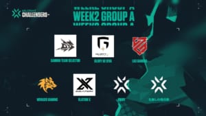 『2021 VALORANT Champions Tour – Challengers Japan Stage 01』Week2の出場チーム決定