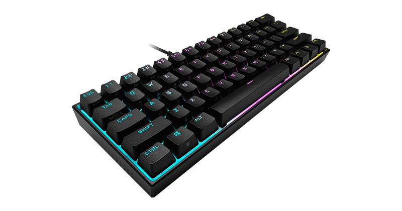 Corsair ポーリングレート8 000hzのテンキーレスゲーミングキーボード K65 Rgb Mini 60 Mechanical Gaming Keyboard を発表 Negitaku Org Esports