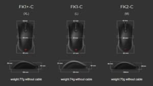 『ZOWIE』の両利き用ゲーミングマウス「FK1+-C」「FK1-C」「FK2-C」がアメリカ・ヨーロッパで発売開始