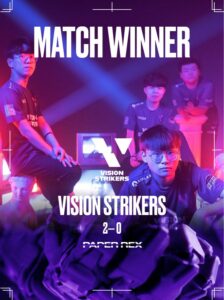 『2021 VCT Stage3 Masters Berlin』Day2 ゲーム1「Vision Strikers」がチーム力の高さで「Paper Rex」に勝利