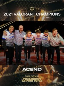 「Acend」が『2021 VALORANT Champions』優勝、フルセットの末に「Gambit Esports」を下し年間王者の座を獲得