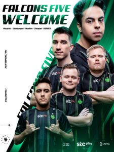『Team Falcons』Counter-Strike部門の新ロスター発表、Magisk、元ENCEのSnappi、maden、SunPayusが加入