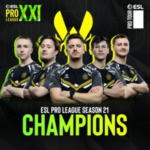 「Team Vitality」優勝『ESL Pro League Season 21』2大会連続で決勝戦を完勝