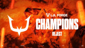 「REJECT」無敗の完全優勝、日本公式リーグ『LJL 2025 Forge』