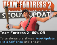Team Fortress 2 半額セール