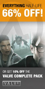 STEAM WEEKEND DEAL - 66% Off Everything Half-Life and 10% Off The Valve Complete Pack