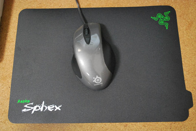 Razer Sphex with SteelSeries Ikari Optical Mouse