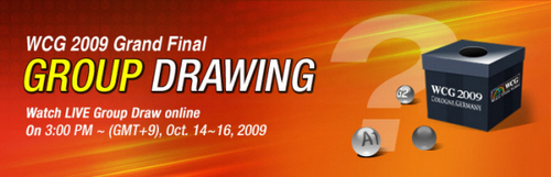WCG 2009 Grand Final group drawing!