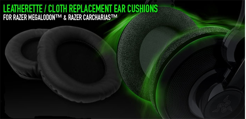Leatherette/Cloth Replacement Ear Cushions
