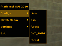 FnaticMSI Counter-Strike 1.6 GUI