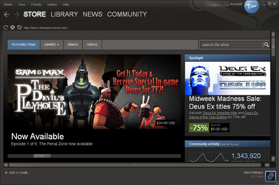 New Steam UI