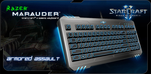 Razer Marauder StarCraft II Gaming Keyboard