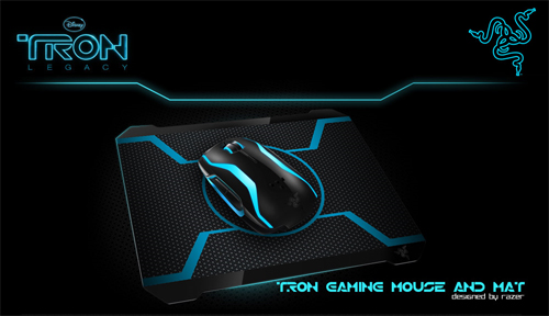 TRON Gaming Mouse and Mat Designed by Razer