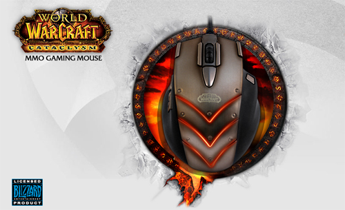 World of Warcraft: Cataclysm MMO Gaming Mouse