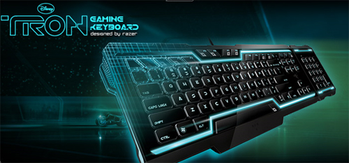 TRON Gaming Keyboard Designed by Razer