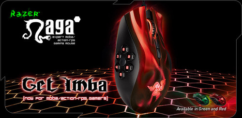 Razer Naga Hex Wraith Red Edition