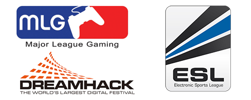 『Electronic Sports League(ESL)』『DreamHack』『Major League Gaming(MLG)』