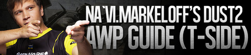 Na`Vi.markeloff AWP guide @ de_dust2 (T-side)