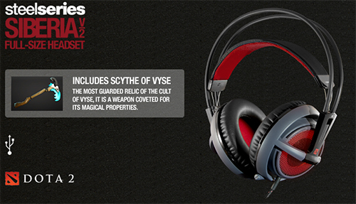 SteelSeries Siberia v2 Dota 2 Edition