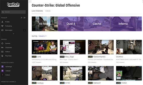 Twitch × CS:GO