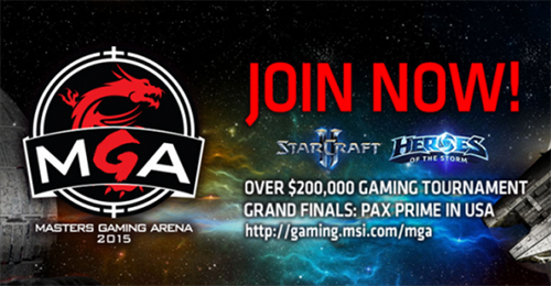 MSI Master Gaming Arena 2015